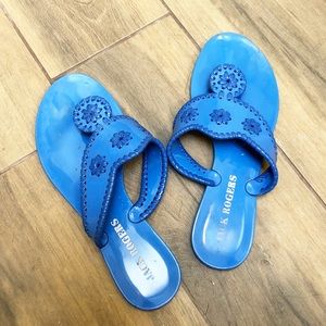 Blue Jelly Jack Rogers